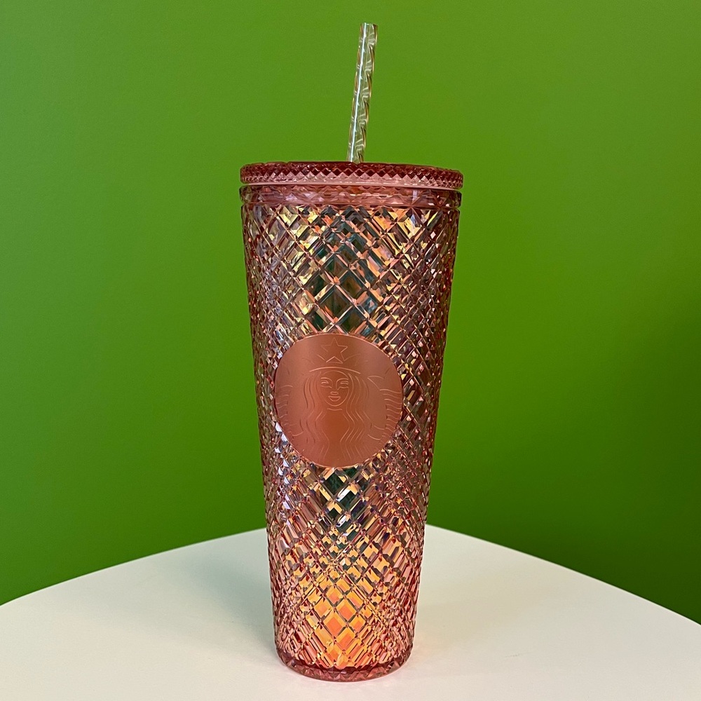 NEW! Starbucks 2021 Limited Edition Christmas Tumbler- Peach - Picture 2 of 6